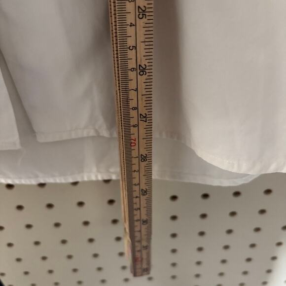 VTG Saks Fifth Avenue Longline Embroidered Button Up Gardencore Blouse 6 - Picture 7 of 7